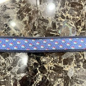 Vineyard Vines Christmas “Santa’s Whale” Patterned Belt